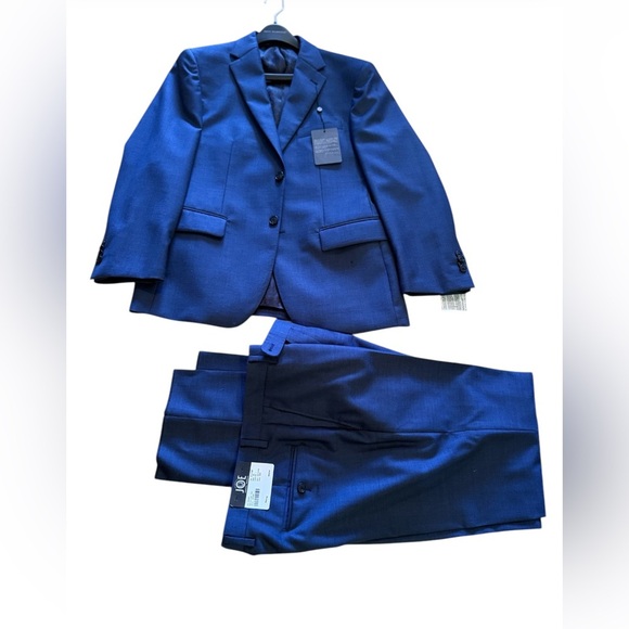 JOE Joseph Abboud Slim Fit Suitnew with tag customized 36S blue formal - Picture 1 of 16